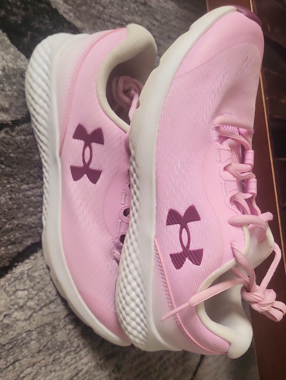 Under Armour Pink Youth Sneakers